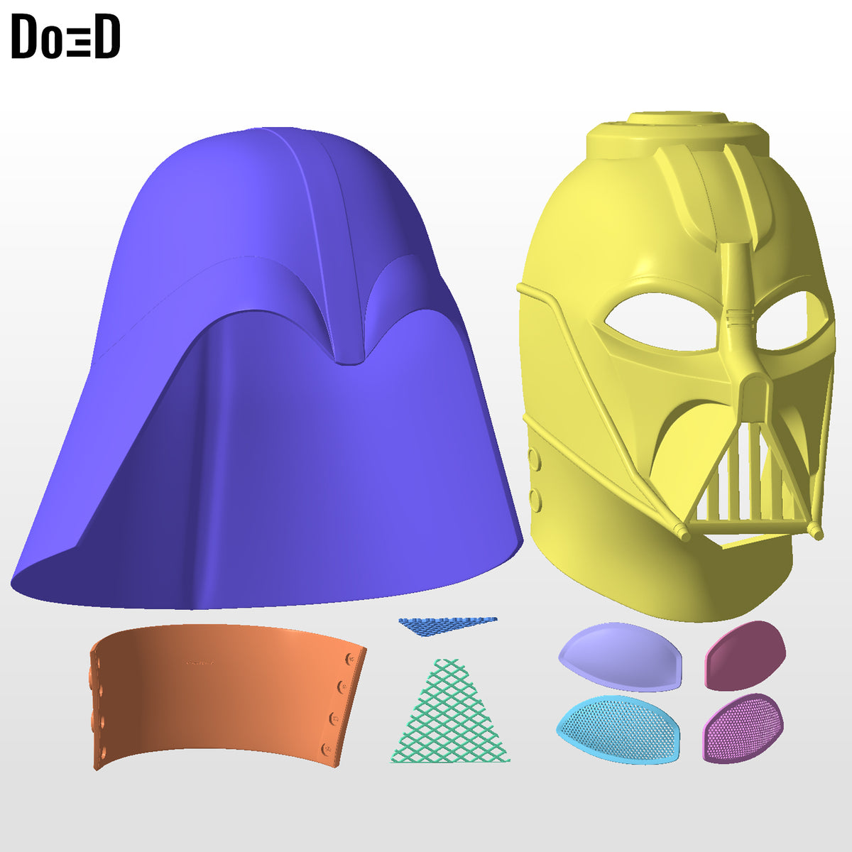 Darth Vader Helmet + Armor Star Wars Rebels | 3D Model Project #3465