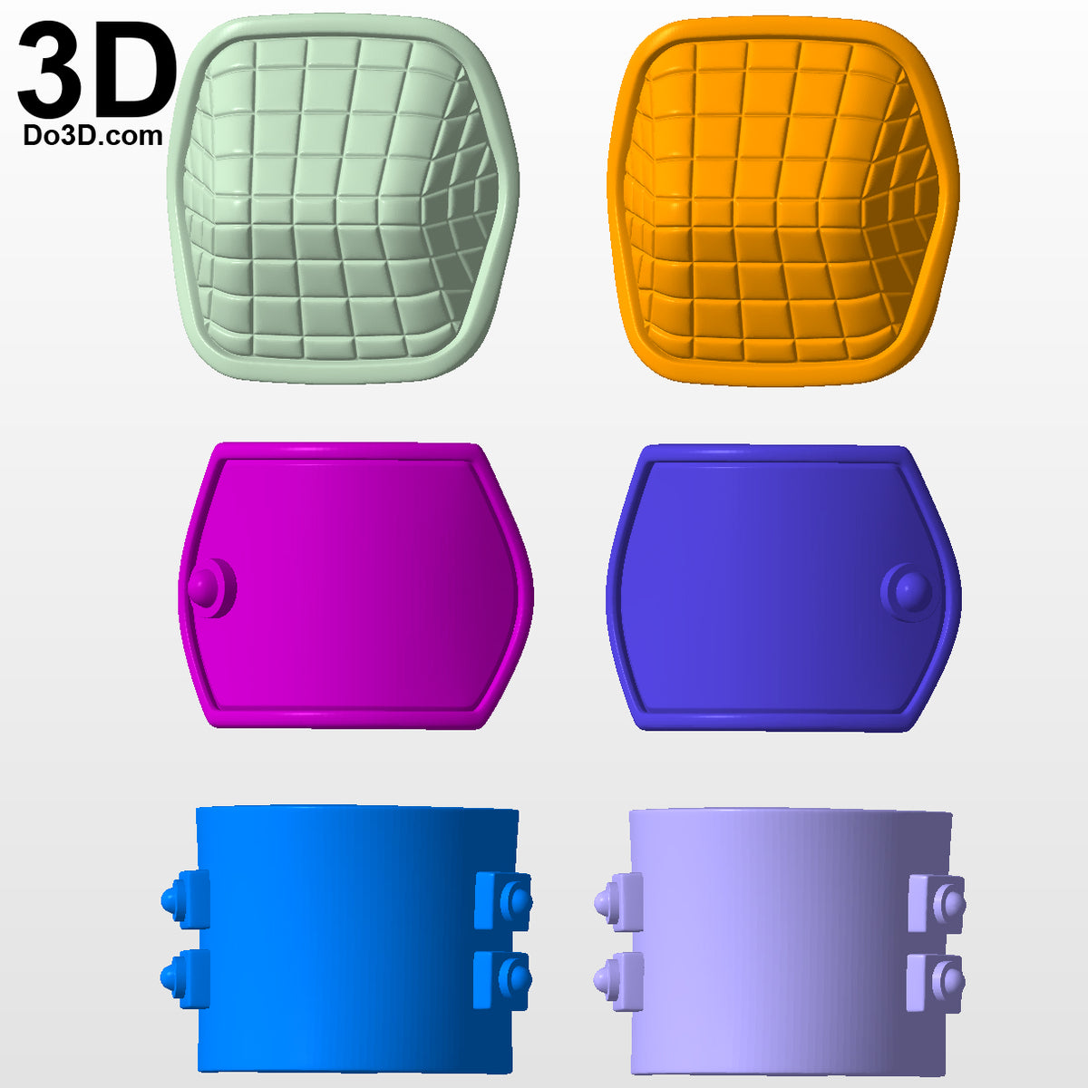 GI JOE Cobra Range Viper Knee and Shin Armor | 3D Printable Model #5384