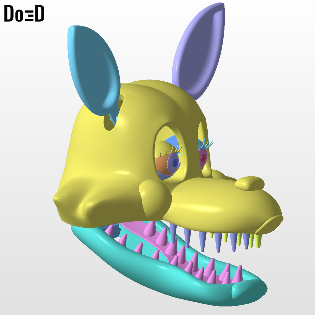 Mangle Toy Foxy Five Nights At Freddy's 2 FNAF | 3D Printable Model #FF225