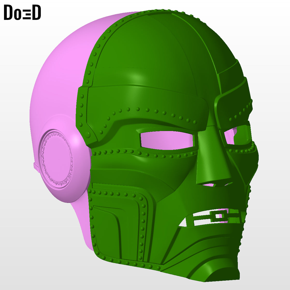 BundIe: Interchangeable Doctor Doom Variant Helmet Mask 3D Model #CC24