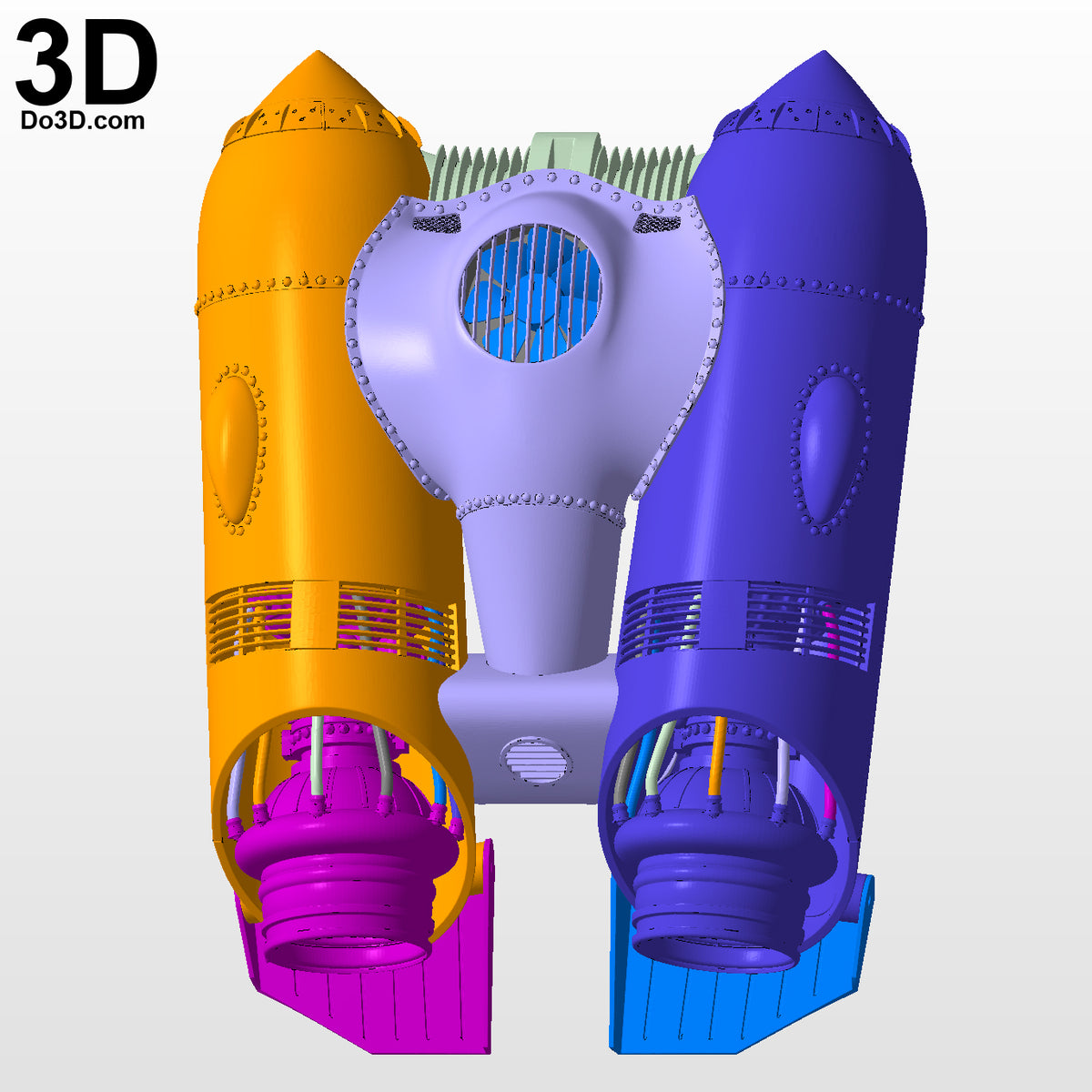 The Rocketeer Rocket Cirrus X-3 Jet Pack | 3D Model Project #2860