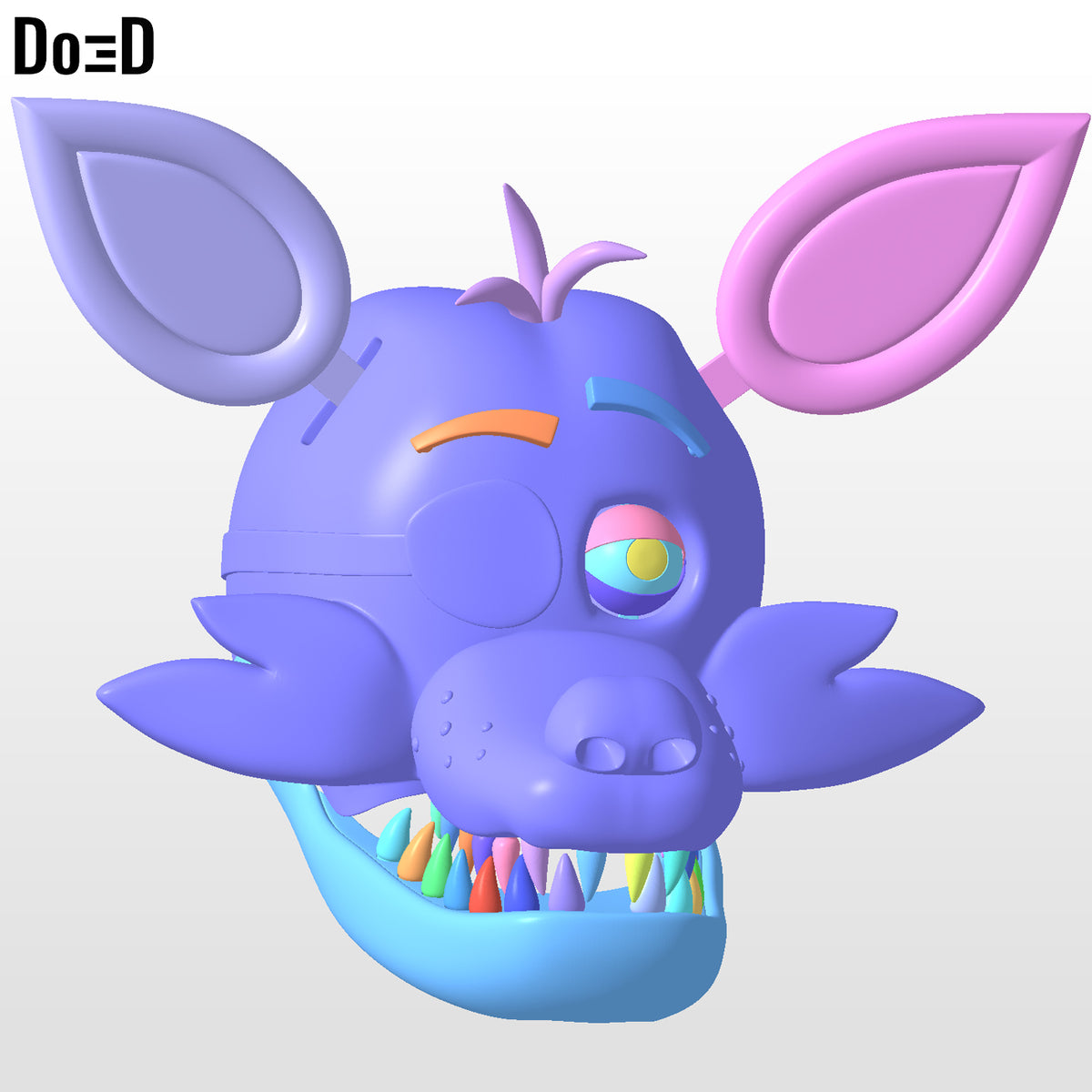 Foxy the Pirate Helmet Five Nights at Freddy's | 3D printable model file #F152