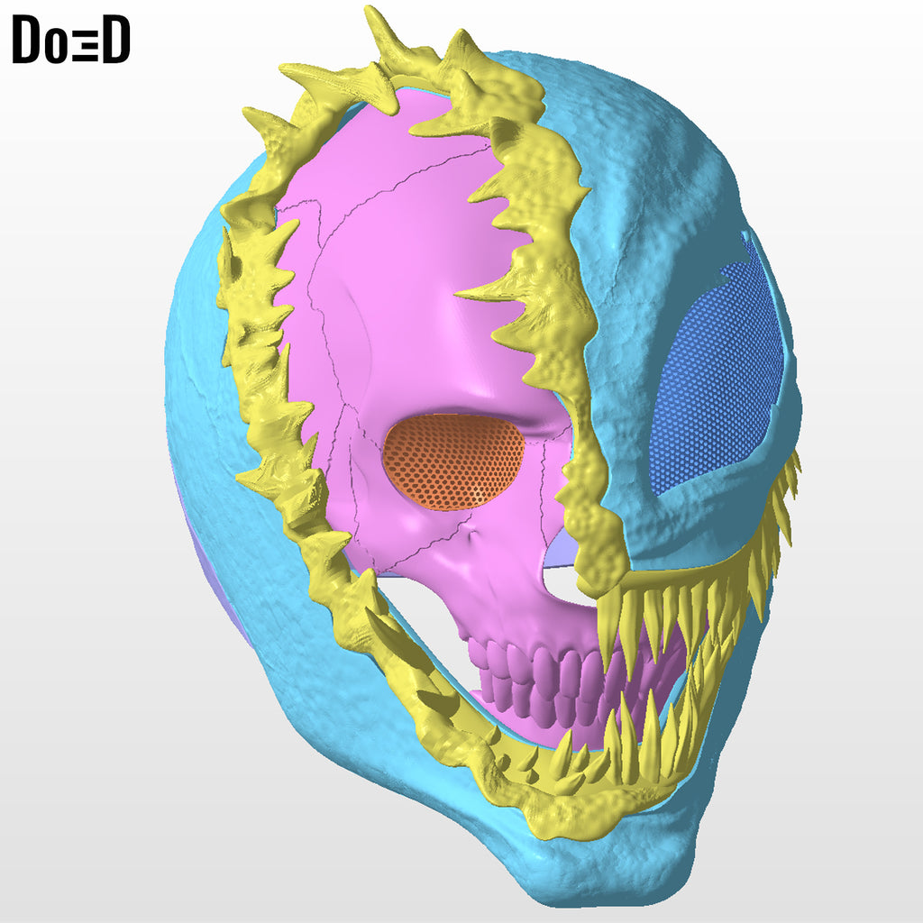 Venomized Skull Venom Helmet | 3D Printable Model #VS59