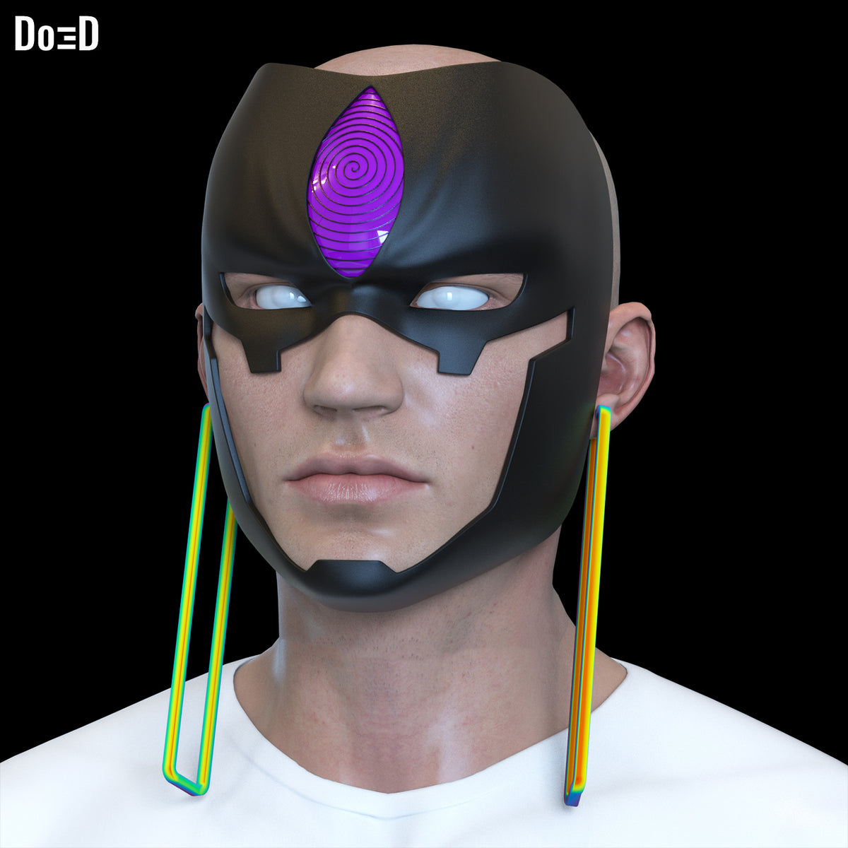 Jiji Jin Enjoji the Evil Eye Mask Dandadan | 3D Printable Model STL #JE263
