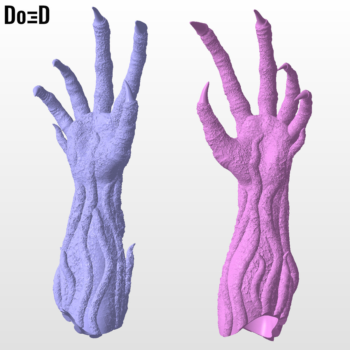 Vecna Gauntlet Stranger Things Wearable Hand 3D Printable Model STL File #VG261