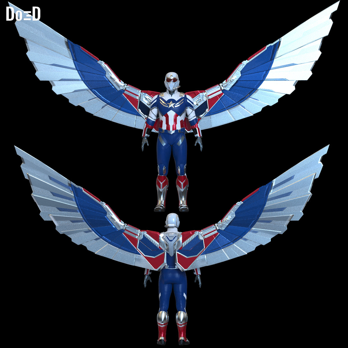 Captain America: Brave New World White Suit | 3D Printable Model #CB441