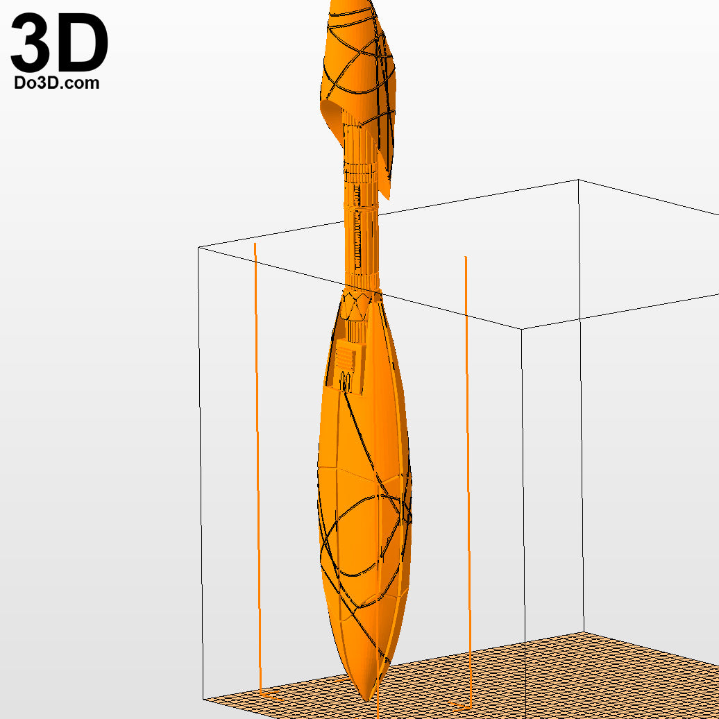 The Ma'Tok Jaffa Staff Weapon Stargate | 3D Model Project #1809