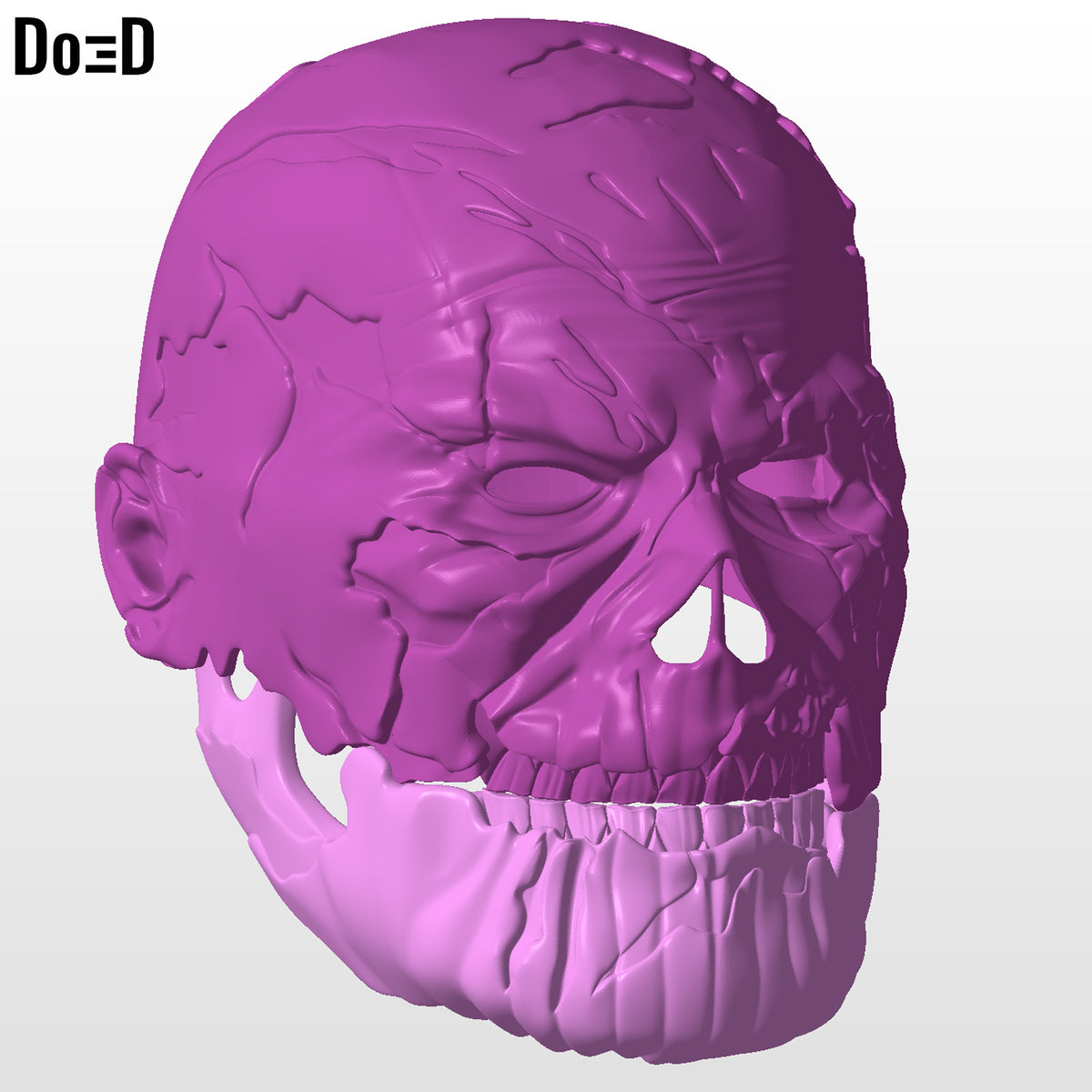 Zombie Thanos Helmet with Movable Jaw Do3D Concept | 3D Printable #Z5832