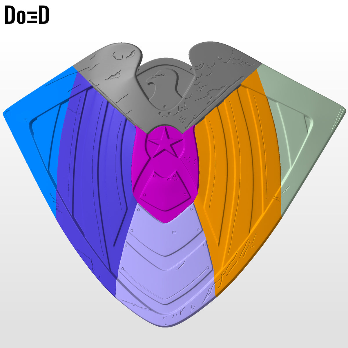 Soldier Boy Shield The Boys | 3D Printable Model STL File #SB66