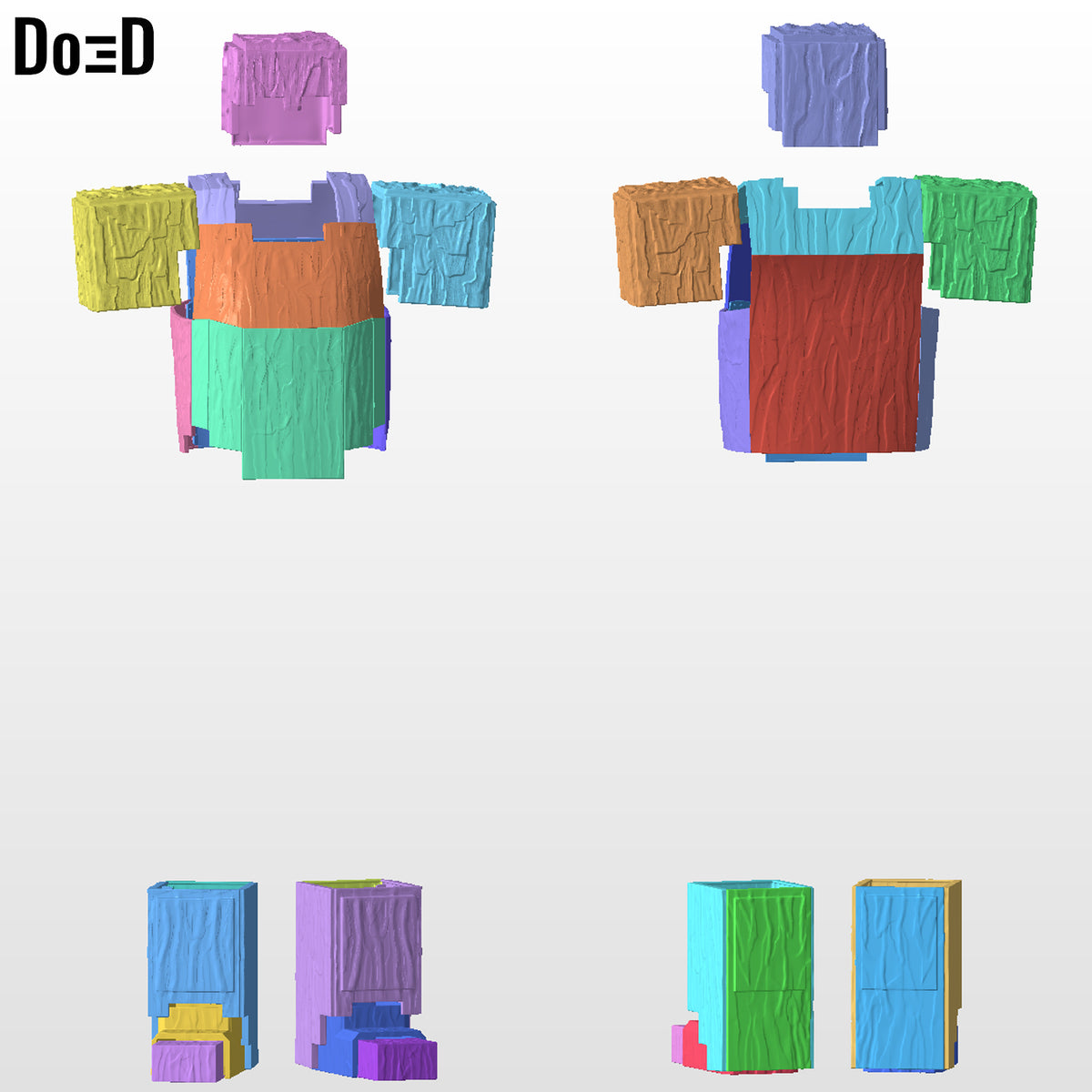 Diamond Armor Minecraft Movie | 3D Printable Model STL File #D811