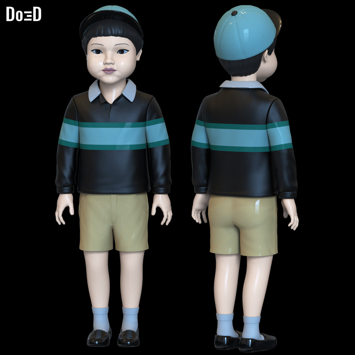 Cheol-su Statue Squid Game 3D Model Print File STL #CS456