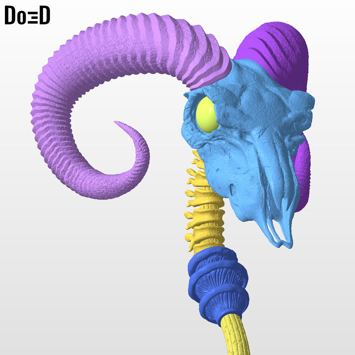 Skeletor Havoc Staff Masters of the Universe 3D Printable Model STL File #SH217