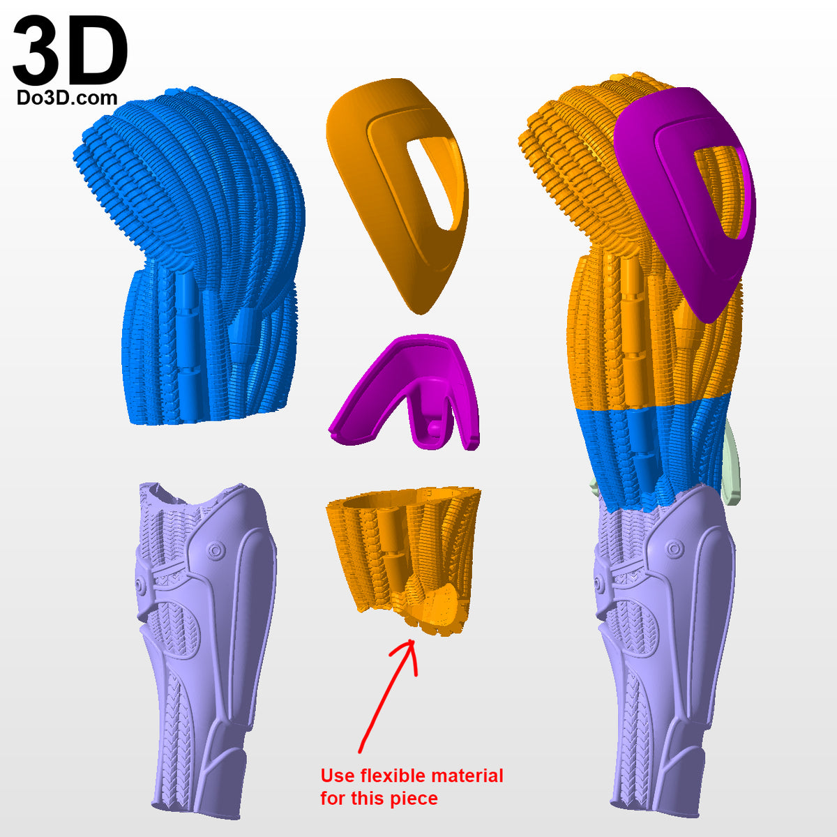 Cable's Arm from Deadpool 2 | 3D Model Project #5110