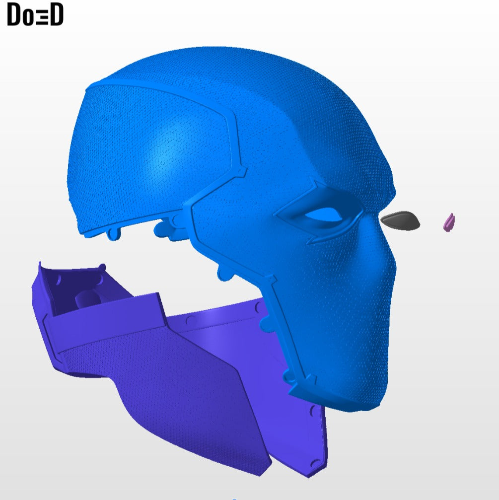 Red Hood Gotham Knights Helmet | 3D Printable Model Print File STL #R21