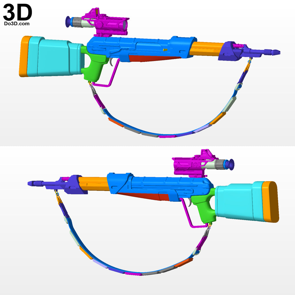 Fennec Shand Rifle Blaster from Mandalorian | 3D Printable Model #FS72