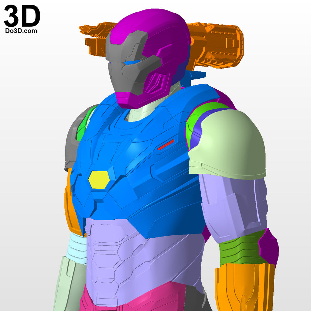 War Machine 006 Armor Mark VI MK 6 Endgame 3D Printable Model #5987