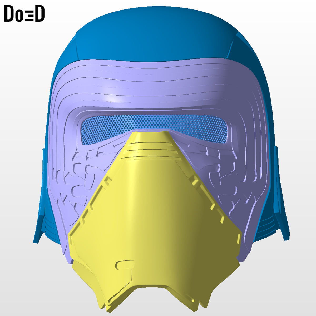 Kylo Ren Helmet from Star Wars VII: The Force Awakens | 3D Model Project #318