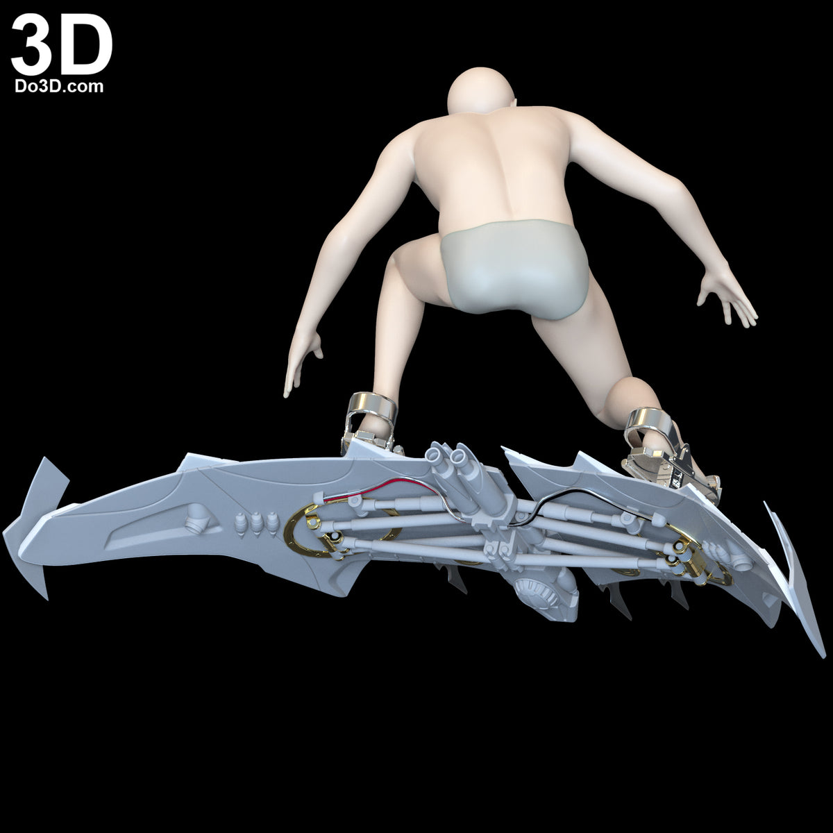Green Goblin Glider Hover Board | 3D Printable Model Print File #GG09