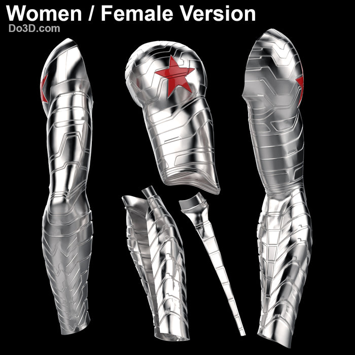 3D Printable Winter Soldier Arm Female Bucky, 3D Printable Model Project #814