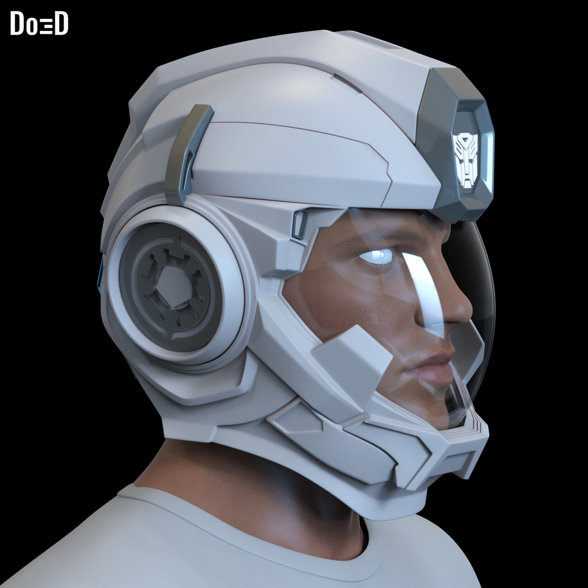 Transformers 2023 Human Helmet Noah Diaz | 3D Printable Model STL #N36