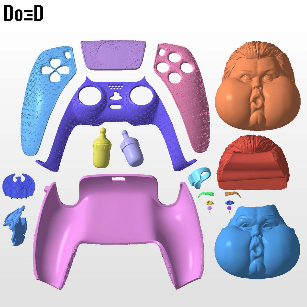 Homelander Meme PS5 Controller Case Cover The Boys 3D Printable Model STL #TB5