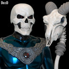 Skeletor Helmet + Collar + Havoc Staff 3D Printable Model Mask #SM953