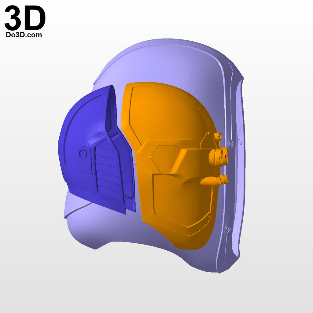 Ghost helmet from Ant-man and the Wasp movie | 3D Model Project #4859