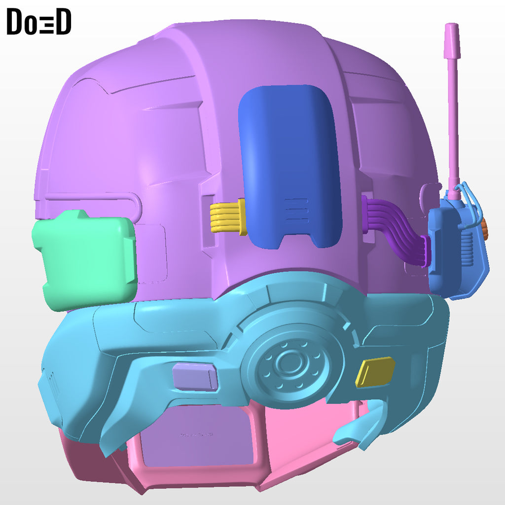 Helldivers Dynamo Helmet | 3D Printable Model #D001