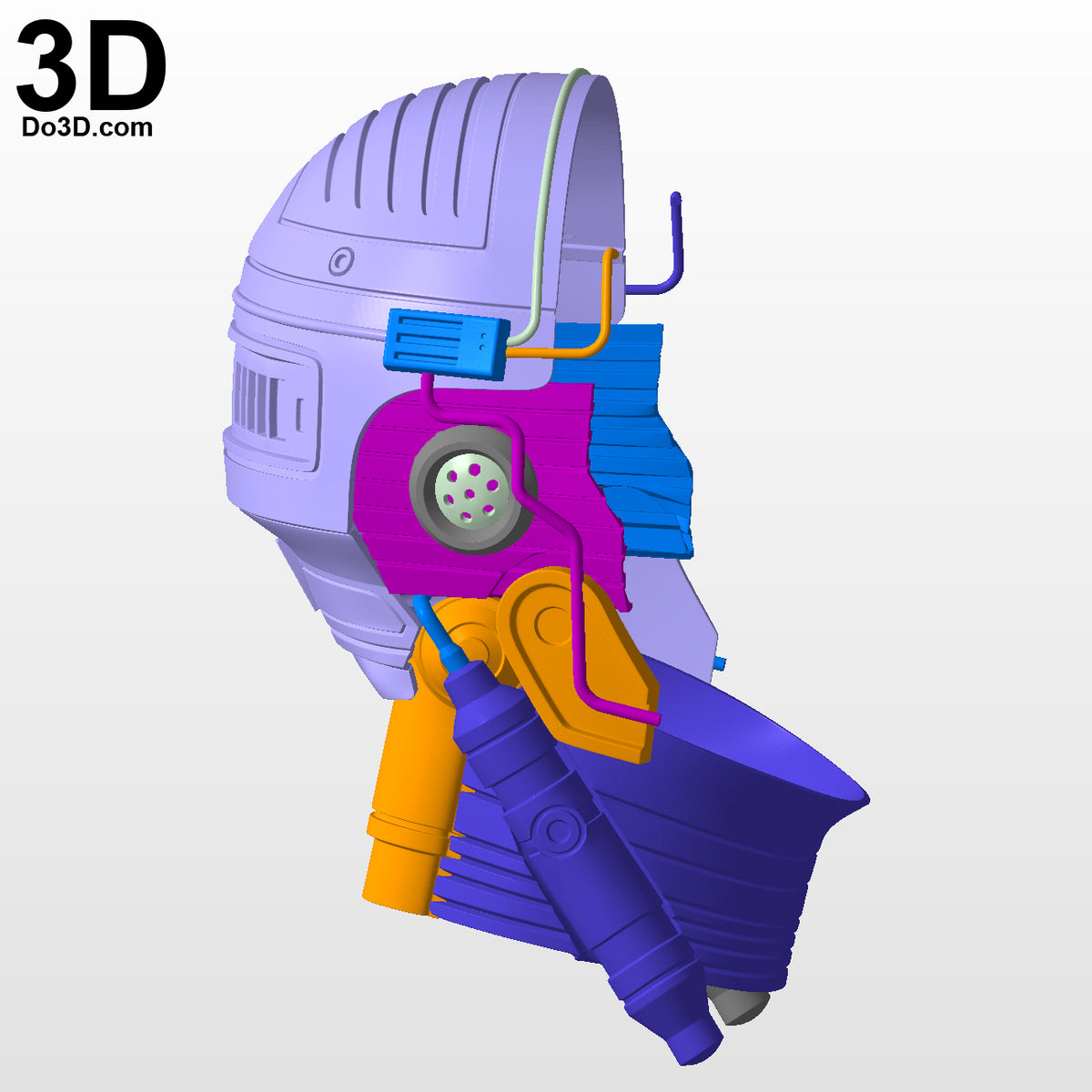 RoboCop 1987 Inner Helmet Parts | 3D Printable Model #5621
