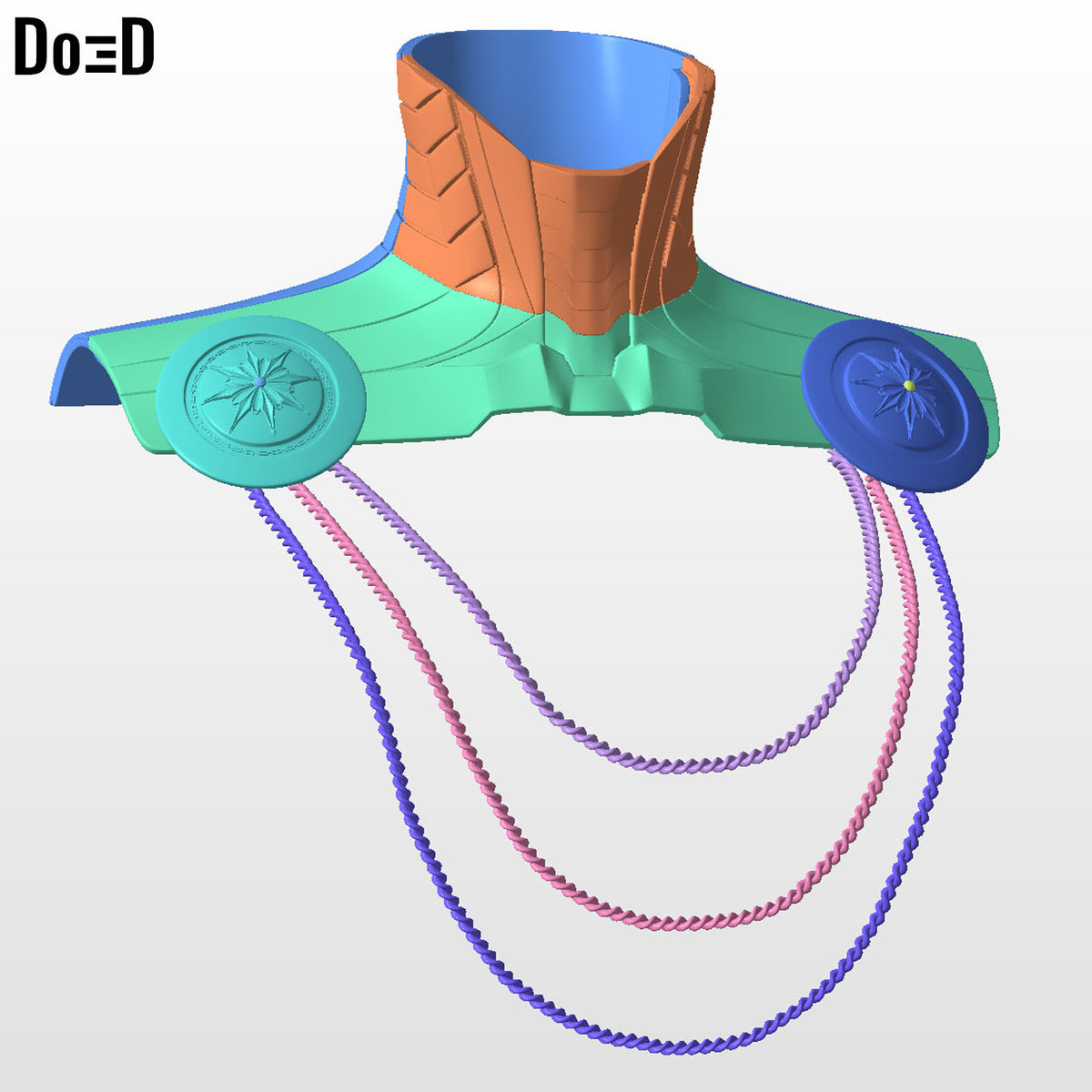Latverian Witch Mask and Neck | 3D Printable Model #V1000