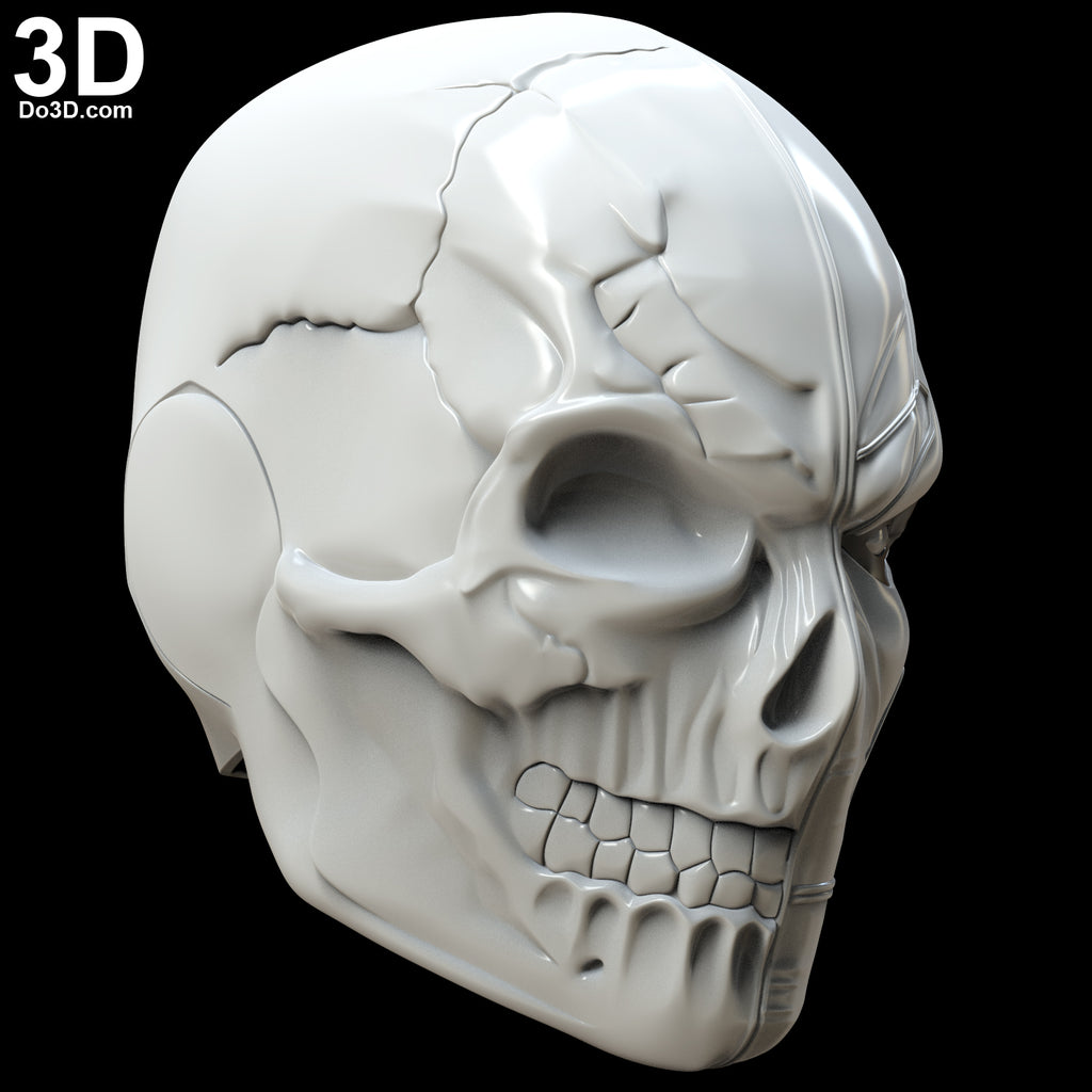 DeathStroke Prime 1 Skull Armor set | 3D Model Project #5429