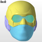 Black Noir Helmet The Boys | 3D Printable Model STL File BN952
