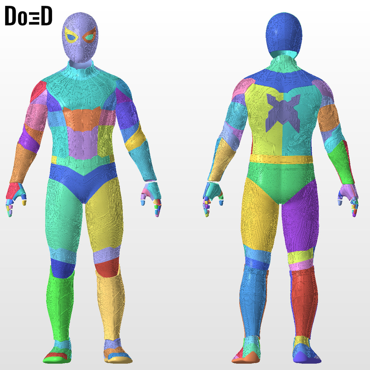 Spider-man Black & Gold Integrated Suit Inside Out 3D Print Model Preorder #IB44