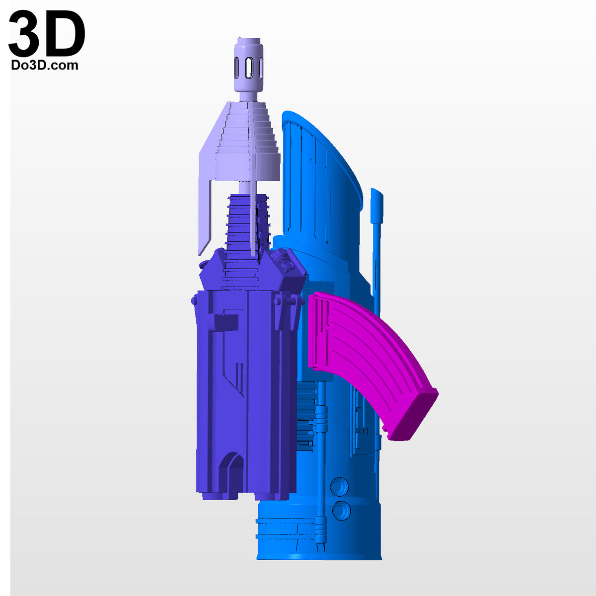 Robocop 1987 Gun Arm Hand Blaster | 3D Printable Model #2827
