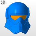 Mountain Trooper Star Wars Helmet | 3D Model Project #5966