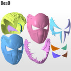 Venomized Spider-man 2099 Helmet Venom STL 3D Printable Model STL #VS2099
