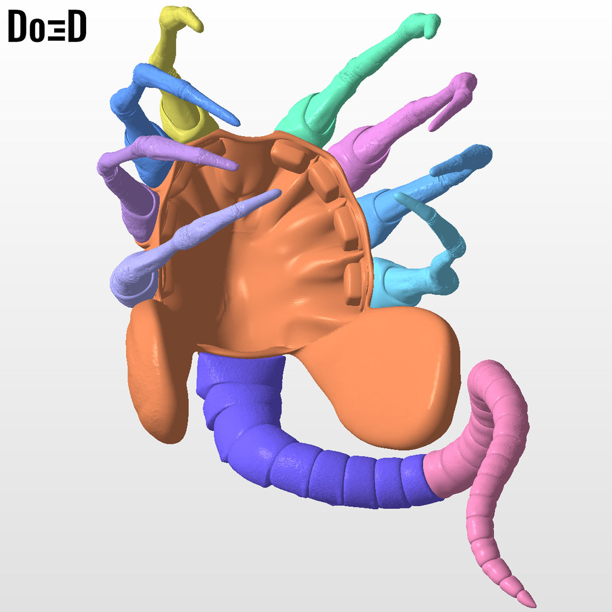 Alien Romulus Facehugger 3D printable model STL file #AR16