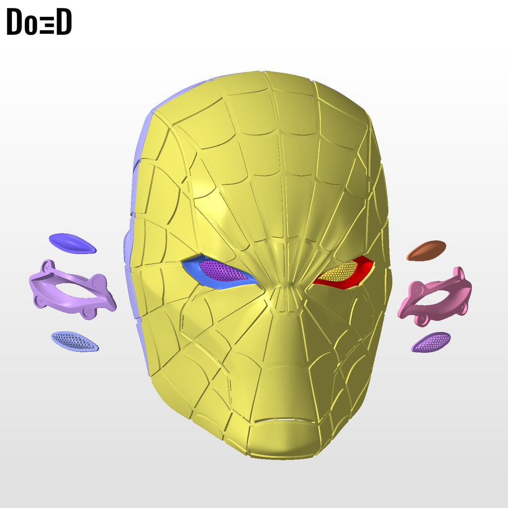 SpiderHood Helmet Red Hood Spider-Man Mashup | 3D Printable Model #SH329