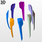 Black Panther 2018 Body Accessory Claws, Necklace, 3D Model Project #4002