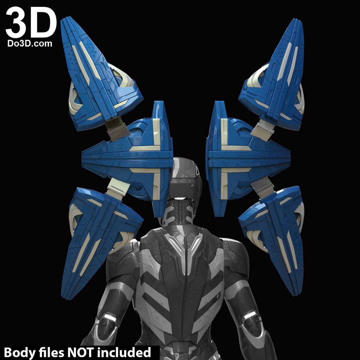 Repulsor Wings Rescue Endgame Iron Man Mark XLIX MK 49 3D Printable Model #6582