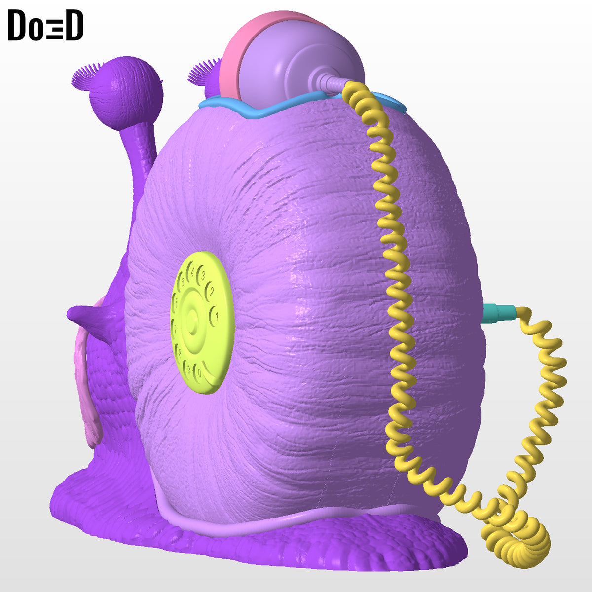 Den Den Mushi Monkey D. Garp One Piece Transponder Snail 3D Model STL #MD979