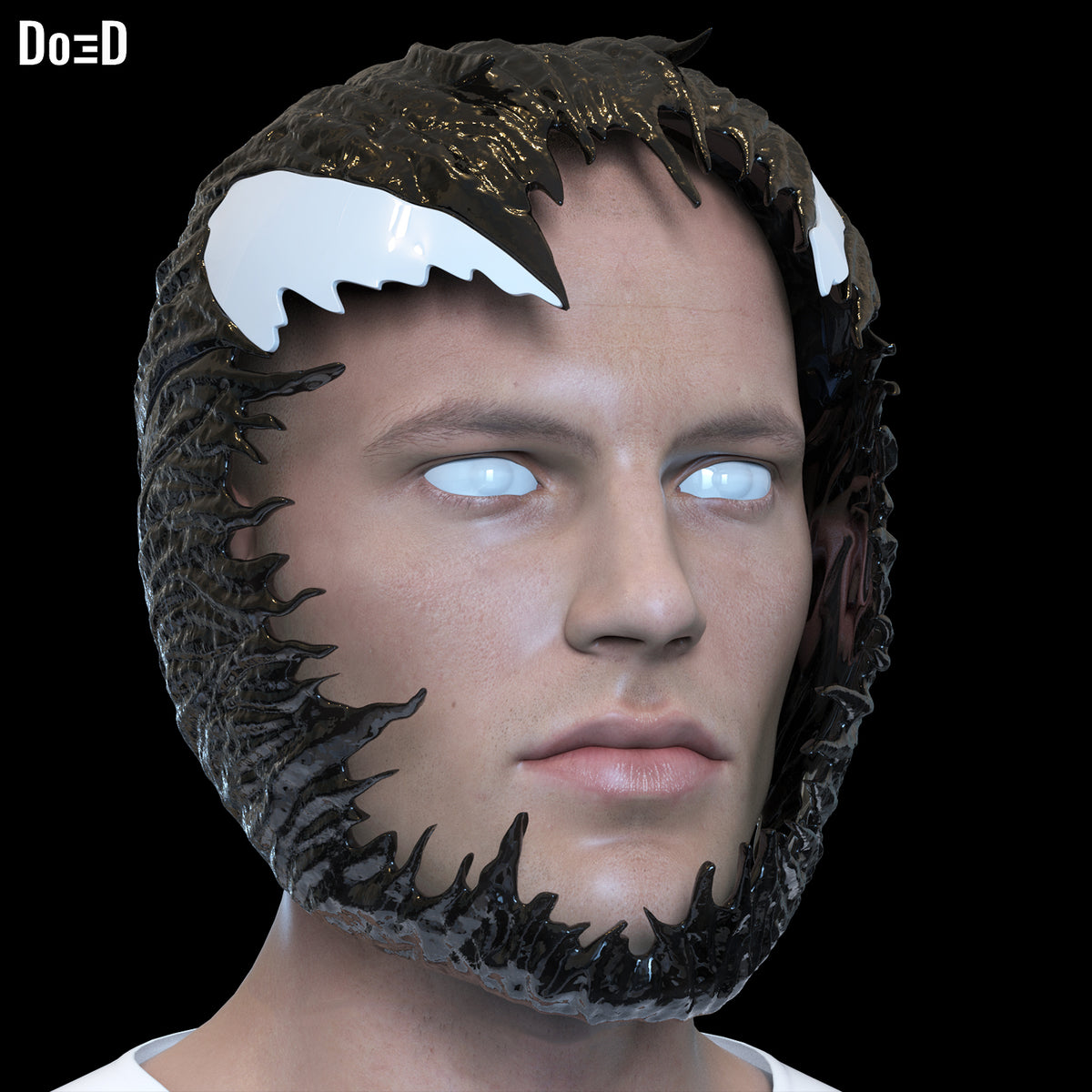 Venomized Moon Knight Helmet Venom STL 3D Printable Model STL #VMK2