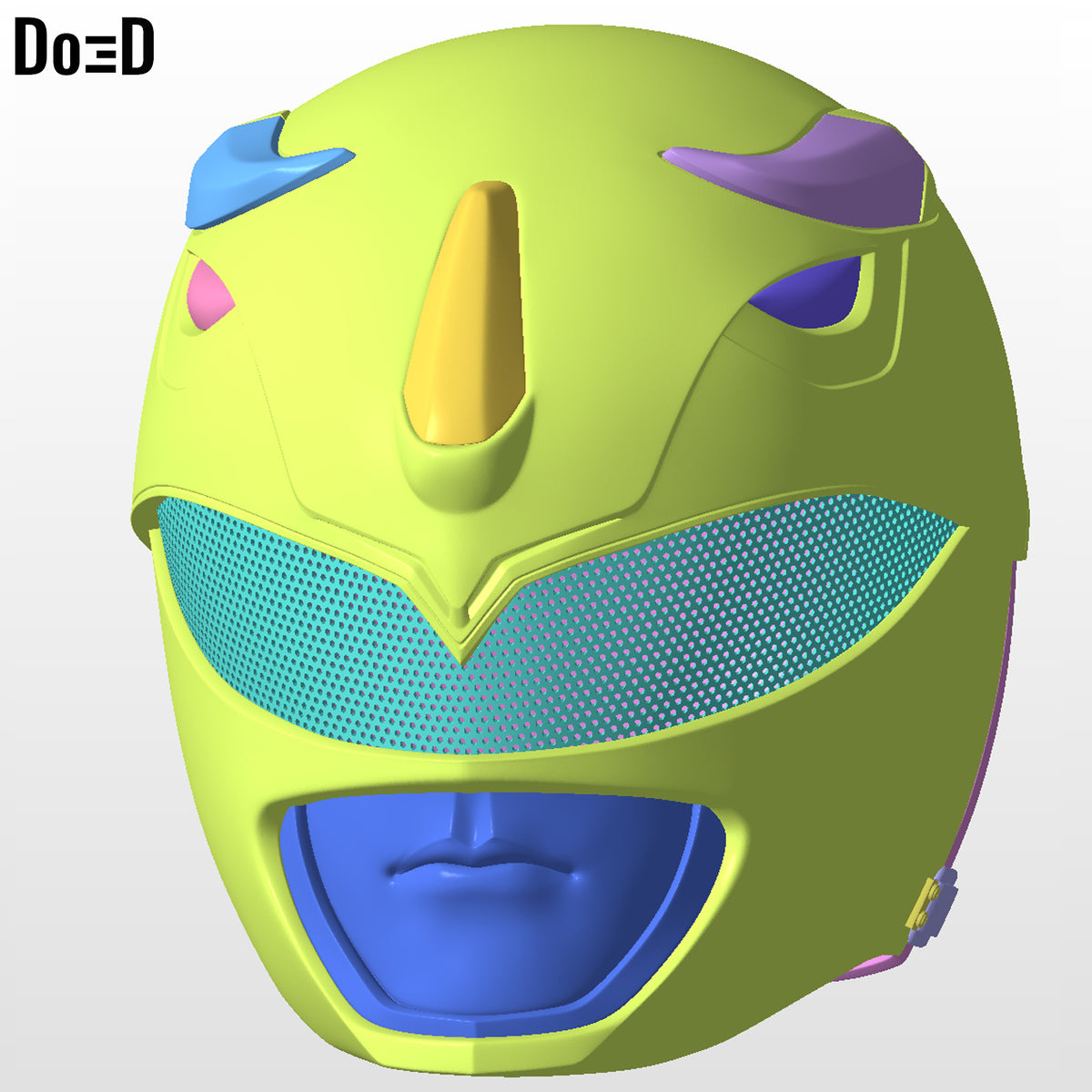 Blue Ranger Classic Helmet Mighty Morphin Power Rangers MMPR, 3D Project #2919