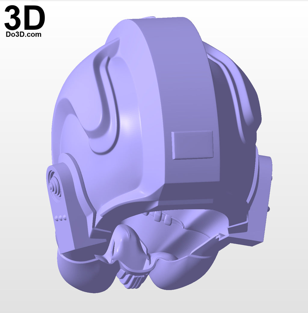 Tie Fighter Pilot Classic Helmet from Star Wars | 3D Model Project #5230