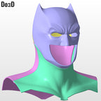 Batman Justice League Ben Affleck Cowl Helmet 3D Printable Model STL File #2569