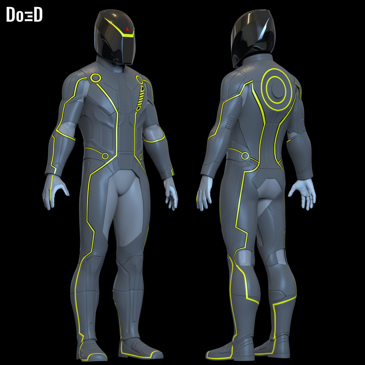 CLU Tron Legacy Suit Armor | 3D Printable Model #C599