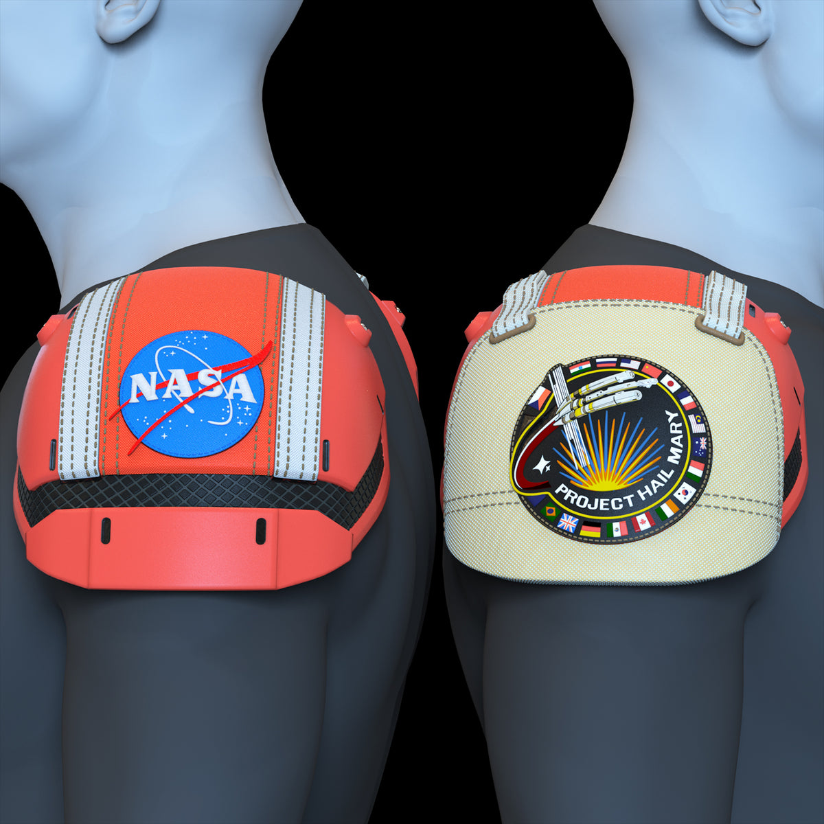 Bundle: NASA Shoulder Pad Armor ONLY Project Hail Mary EVA Suit SpaceSuit #HMA22