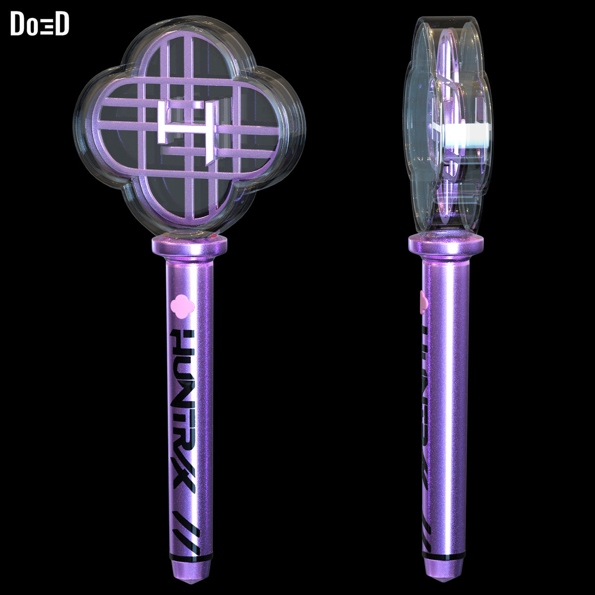 Bundle: Huntrix Saja Boys Fan Light Stick KPop Demon Hunters 3D Model STL #HS112