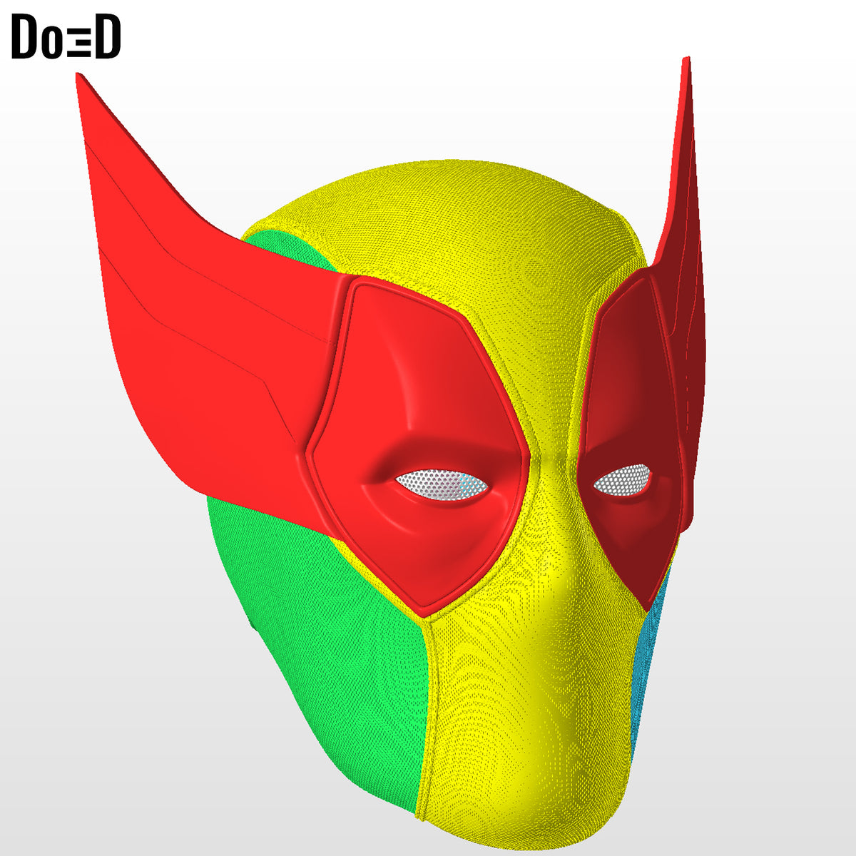 Classic Deadpool helmet | 3D printable model file STL #P805