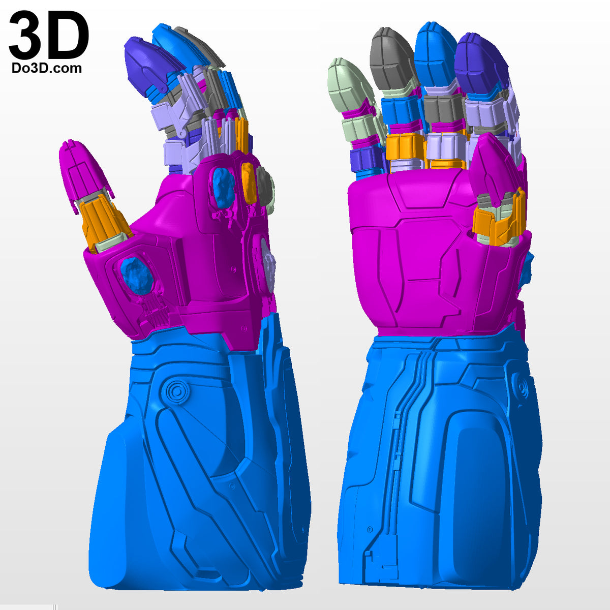 Hulk's Nano Infinity Gauntlet Type 002 Expanded | 3D Printable Model #5920